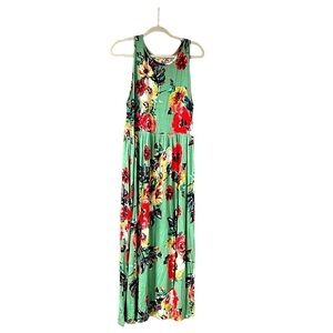 Sweet Pea size Large floral maxi dress with pockets